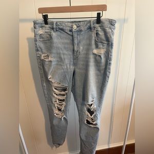 American Eagle High Rise Skinny Jeans!